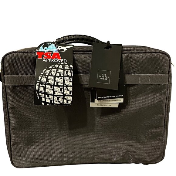NEW Sharper Image Airwerks Collection TSA approved laptop case 14”x17.5”x6.75” - Picture 3 of 11